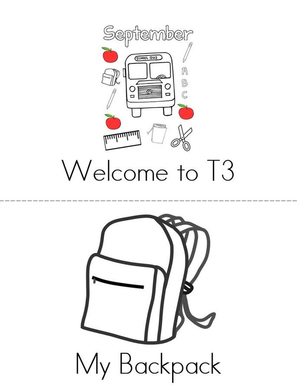 Welcome to T3 Mini Book - Sheet 1