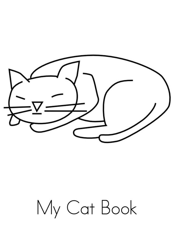 Cat Mini Book - Sheet 1