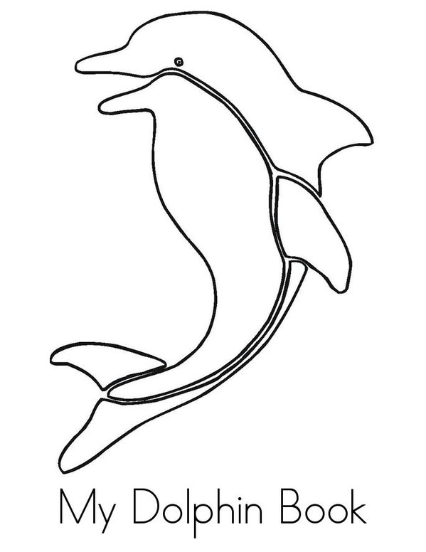 Dolphin Mini Book - Sheet 1