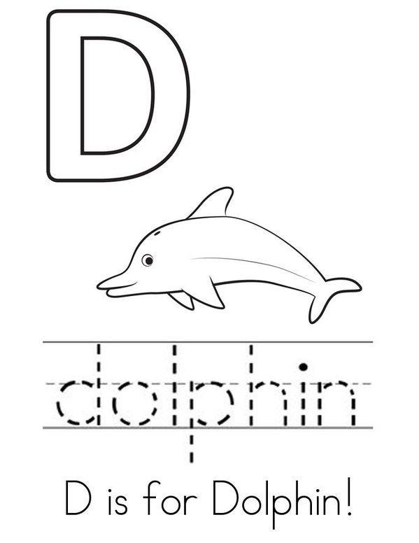 Dolphin Mini Book - Sheet 2