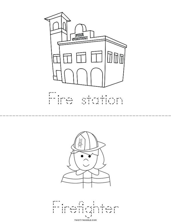 Fire Safety Mini Book - Sheet 2