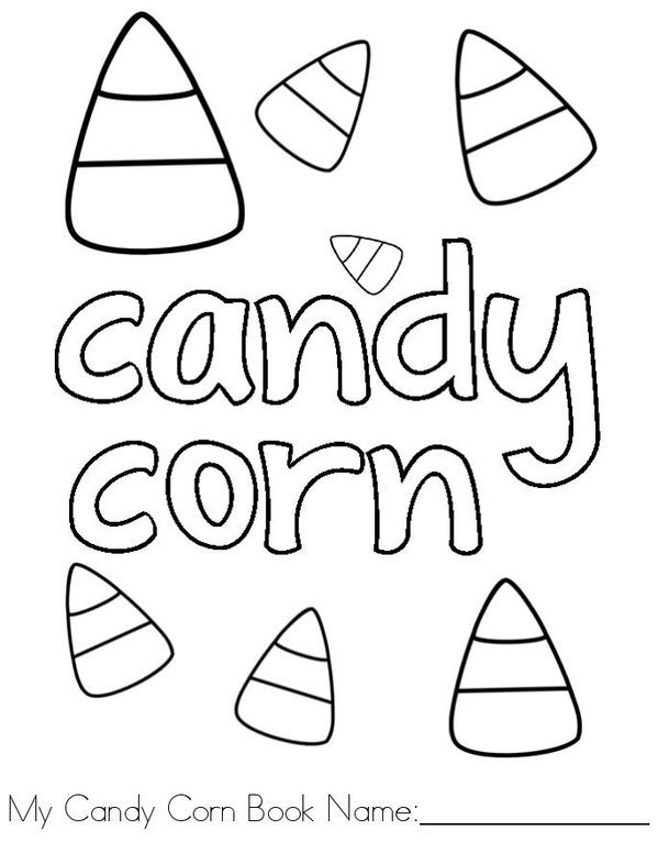 Candy Corn Mini Book - Sheet 1