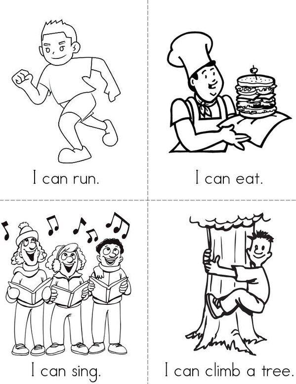 Preston can. Mini Book - Sheet 1