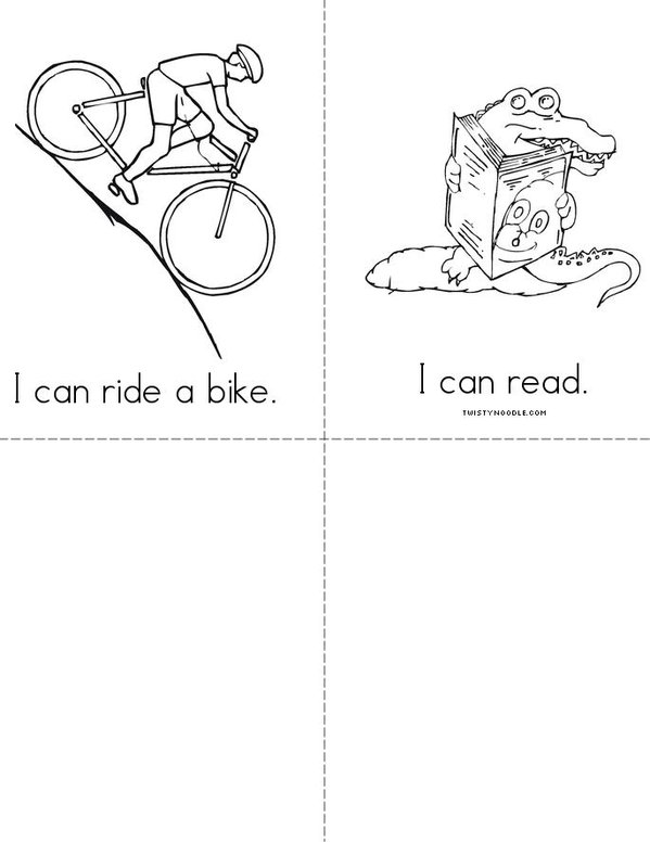 Preston can. Mini Book - Sheet 2