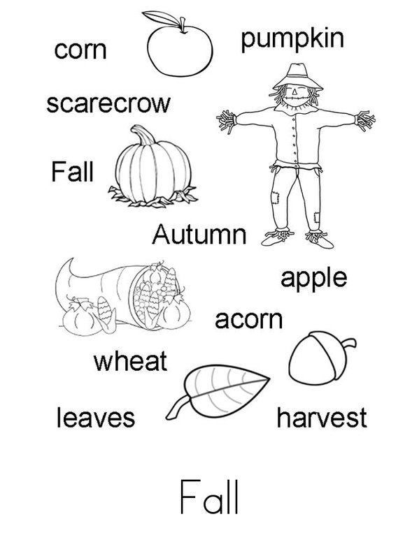 We love Fall Mini Book - Sheet 5