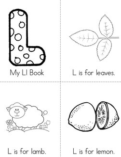 My Letter L Book