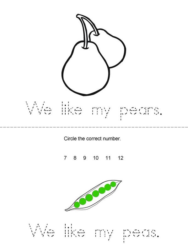 We Like My Mini Book - Sheet 2