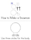 How to make a snowman Book