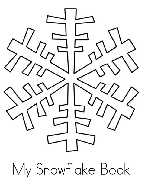 Snowflake Activity Book Mini Book - Sheet 1