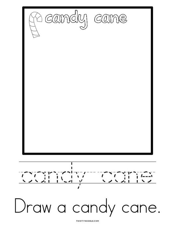 My Candy Cane Book Mini Book - Sheet 8