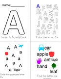 Letter A Activity Book
