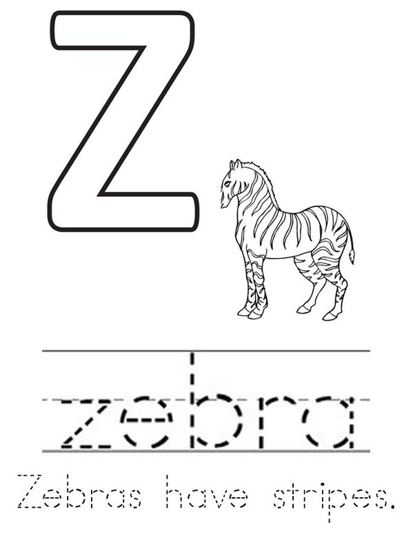 Zoo Animals  Mini Book - Sheet 5