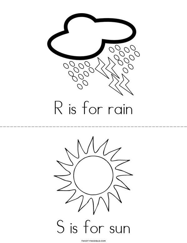 My Weather Book Mini Book - Sheet 2