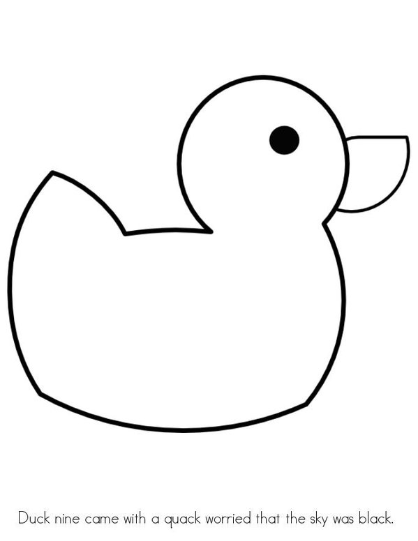 A DUCK Mini Book - Sheet 8