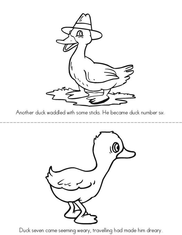 A DUCK Mini Book - Sheet 3