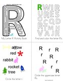 Letter R Activity Book