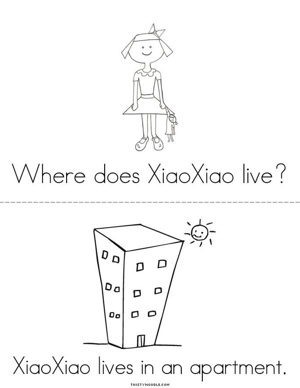 Where Do We Live? Mini Book - Sheet 6