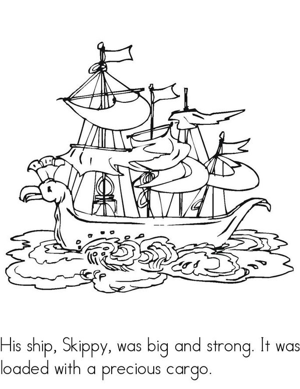 Mighty Pirate Aner Mini Book - Sheet 2