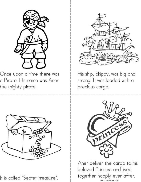 Mighty Pirate Aner Mini Book