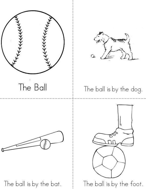 The Ball Mini Book - Sheet 1