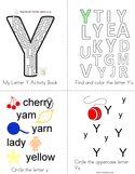 Letter Y Activity Book