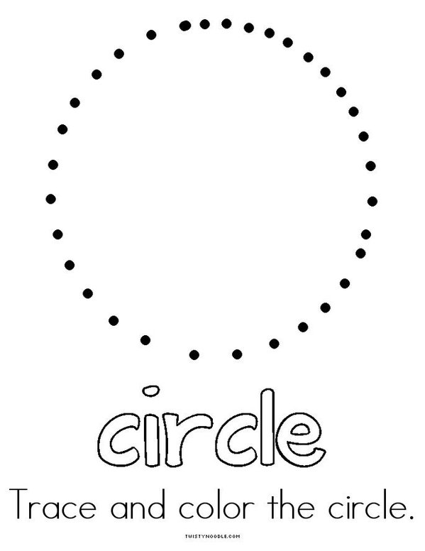 My Circle Activity Book Mini Book - Sheet 4