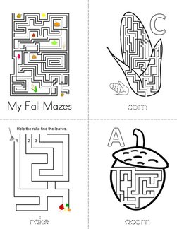 My Fall Mazes Book
