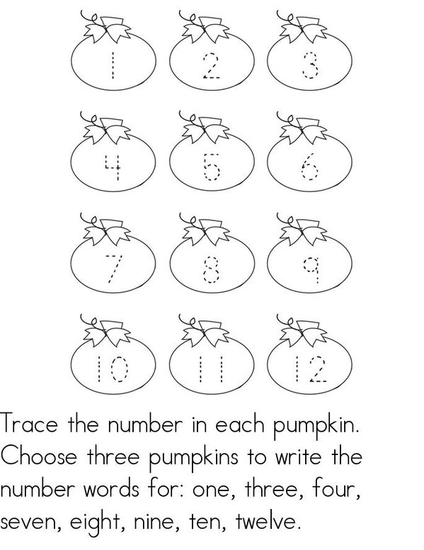 November Math Mini Book - Sheet 6