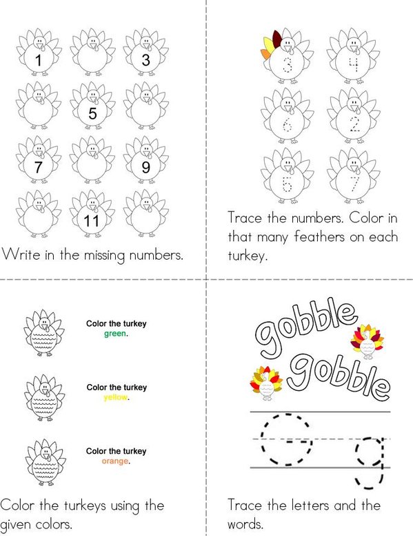 Turkeys Book - Twisty Noodle