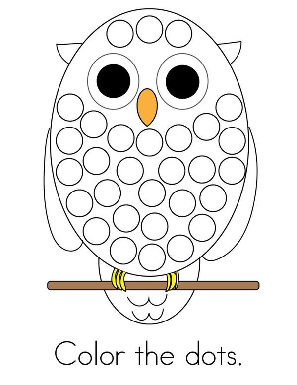 Owl Book Mini Book - Sheet 3