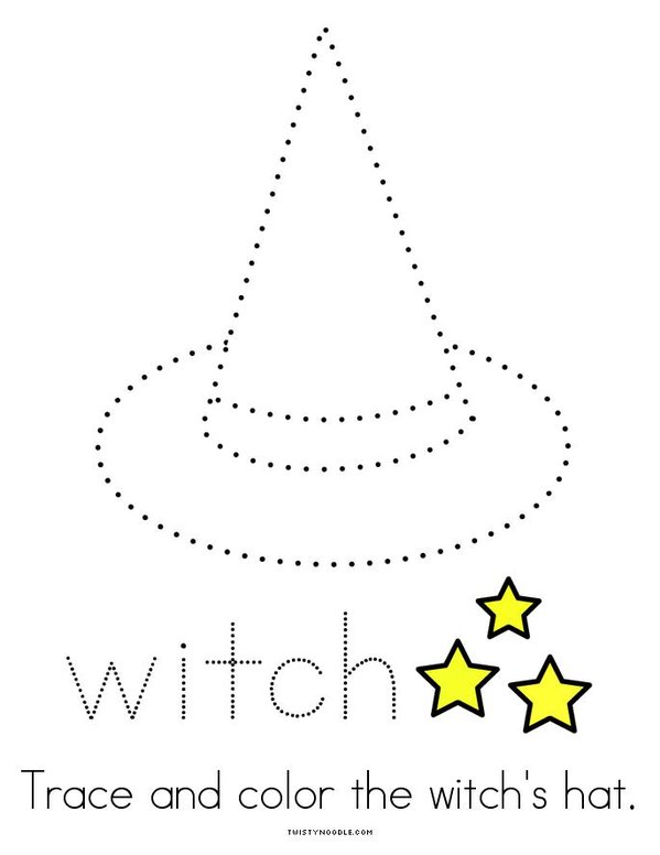 My Witch's Hat Activity Book Mini Book - Sheet 4