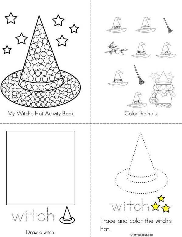 My Witch's Hat Activity Book Mini Book
