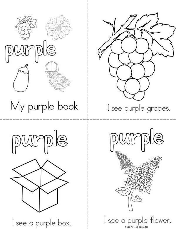 My Purple book Mini Book