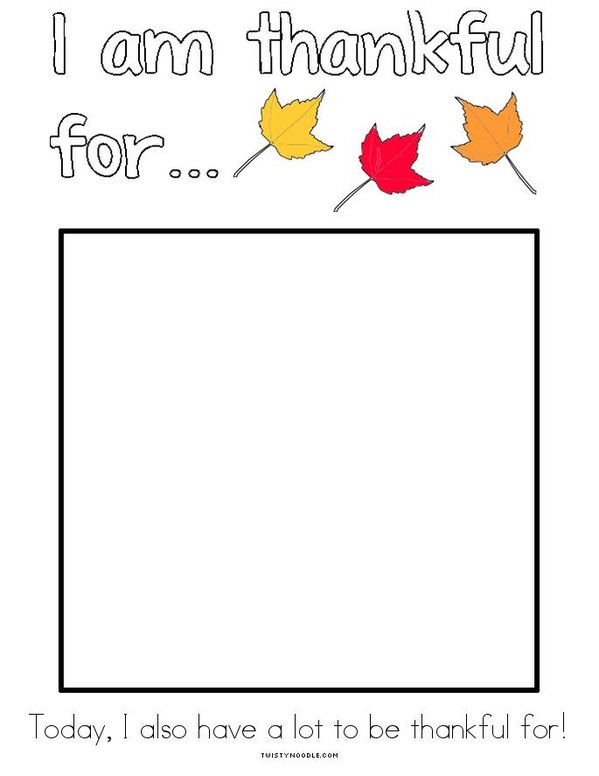 Thanksgiving Mini Book - Sheet 4