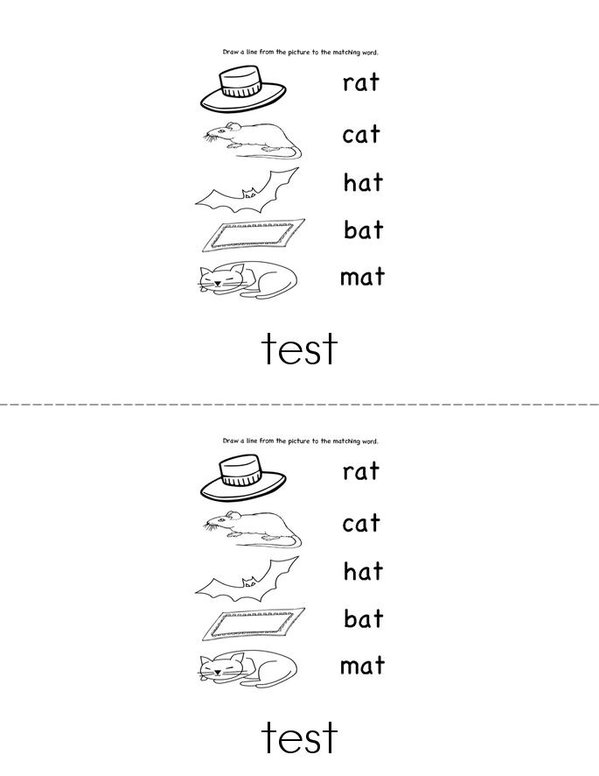 test Mini Book - Sheet 1