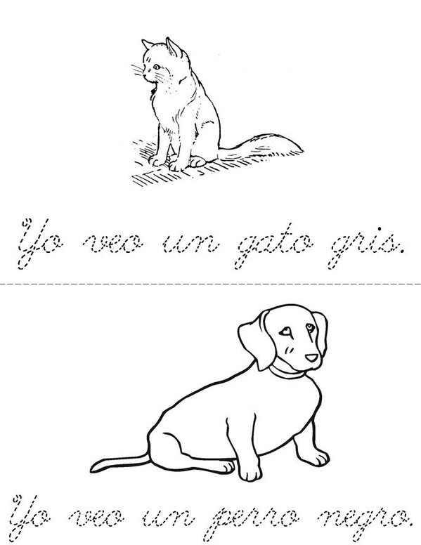 Yo veo una rana, yo veo un sapo Mini Book - Sheet 3