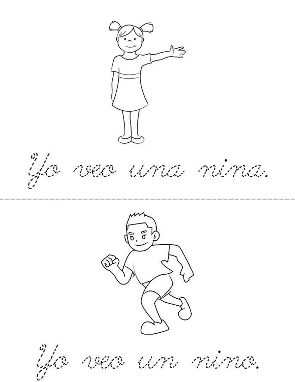 Yo veo una rana, yo veo un sapo Mini Book - Sheet 5