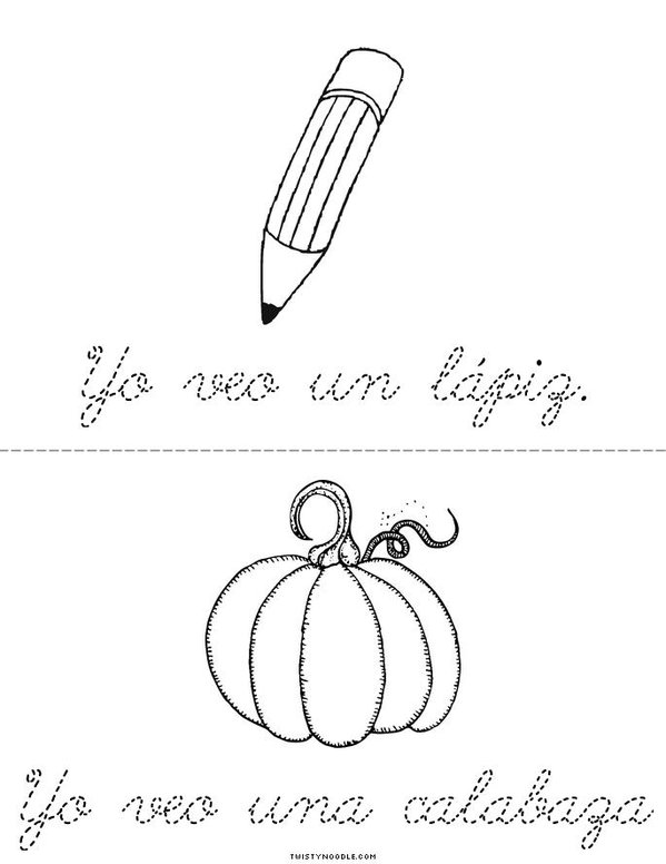 Yo veo una rana, yo veo un sapo Mini Book - Sheet 6