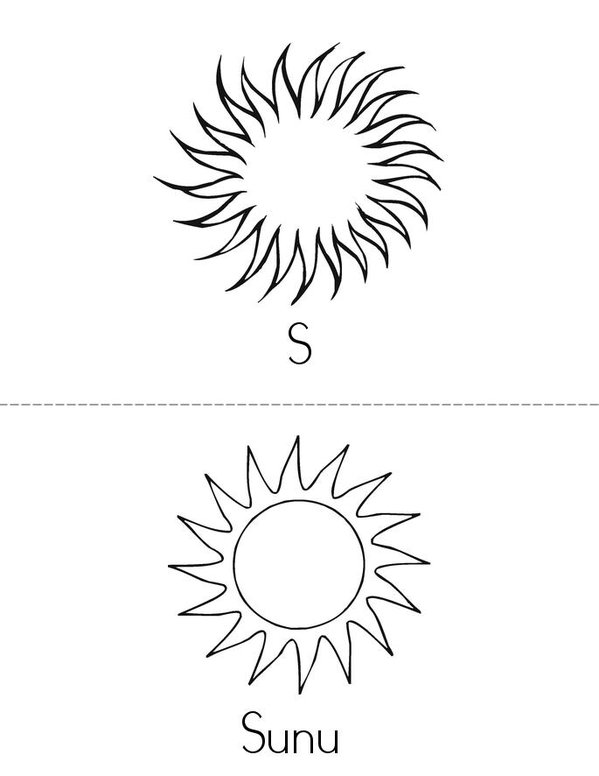 Tisjean's Solar system Mini Book - Sheet 2