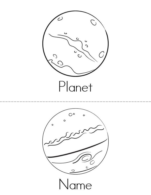 Tisjean's Solar system Mini Book - Sheet 5