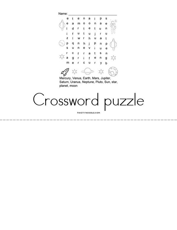 Tisjean's Solar system Mini Book - Sheet 9