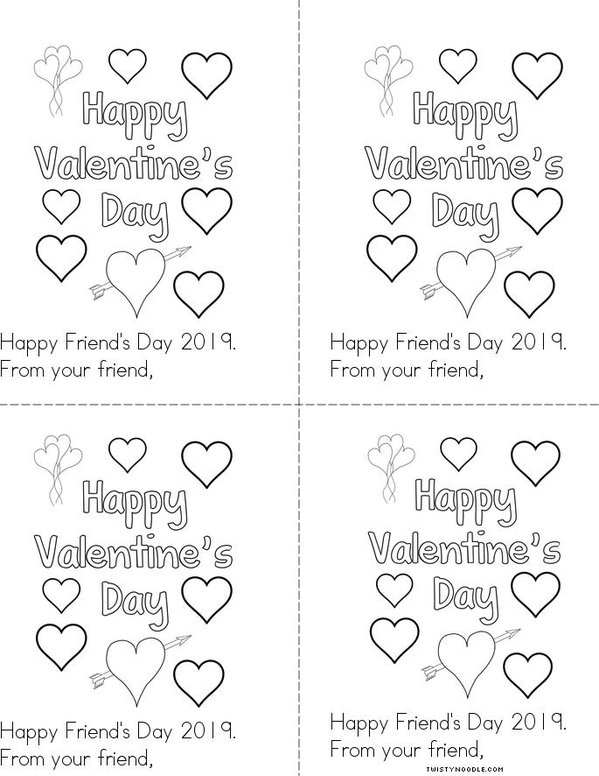 Free Printable Valentine S Day Mini Books