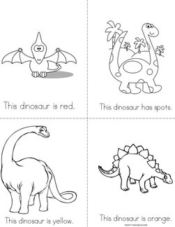 Dinosaur colors Book