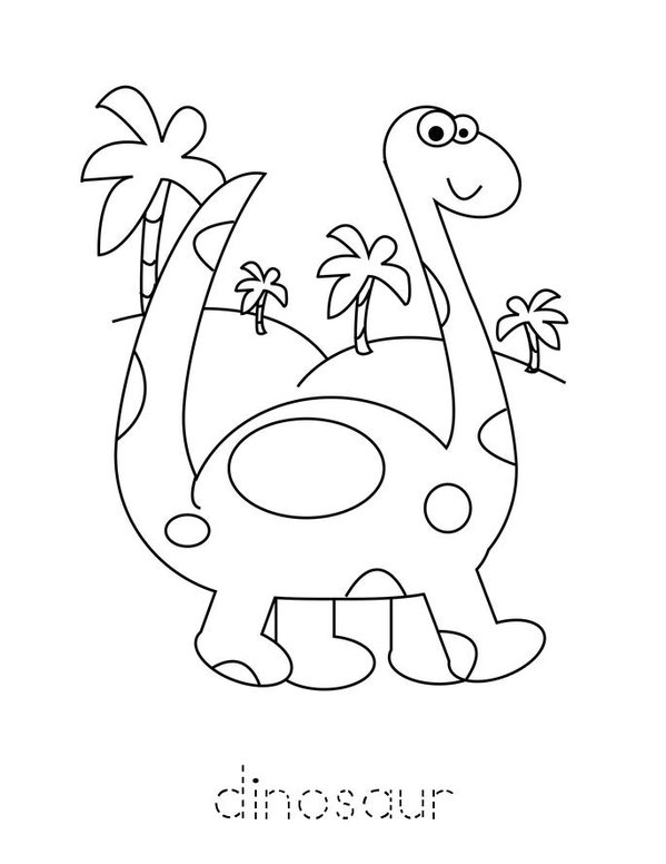 D is for Dinosaur Mini Book - Sheet 3