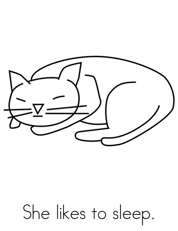 The Cats! Mini Book - Sheet 2