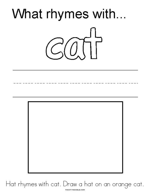 The Cats! Mini Book - Sheet 4