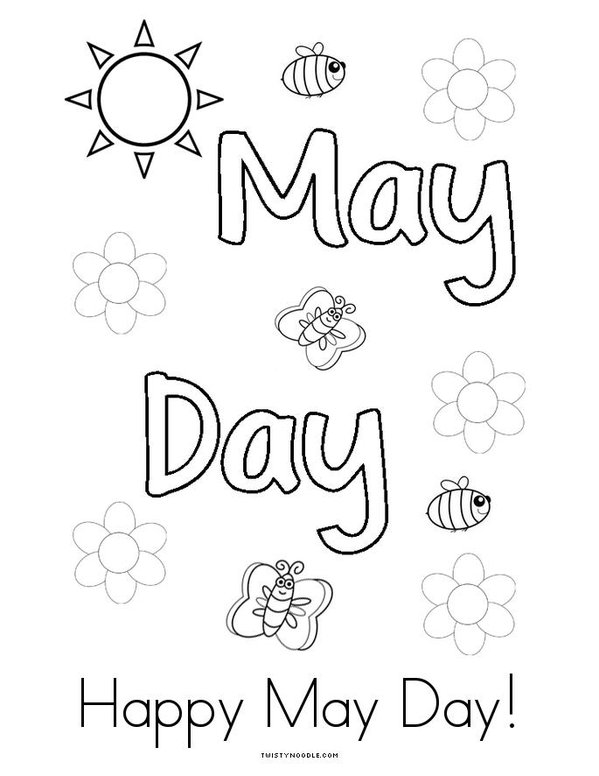 My May Day Activity Book Mini Book - Sheet 4