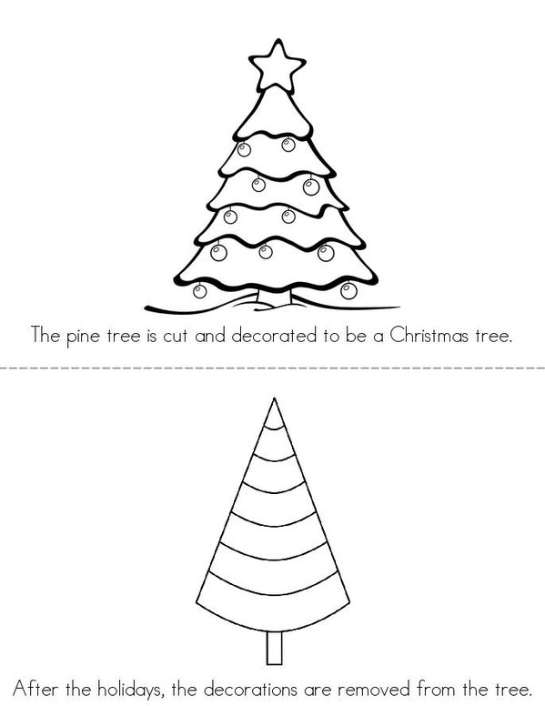 The Life Cycle of a Christmas Tree Mini Book - Sheet 3