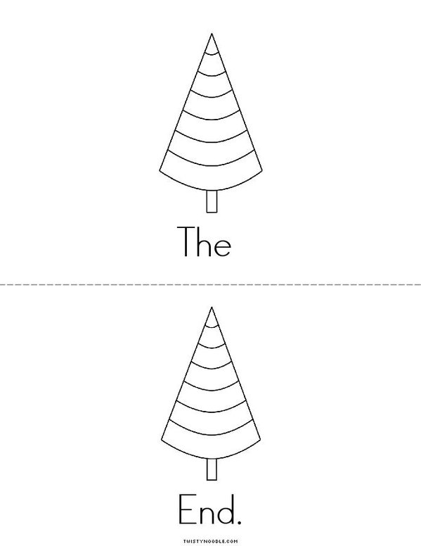 The Life Cycle of a Christmas Tree Mini Book - Sheet 5