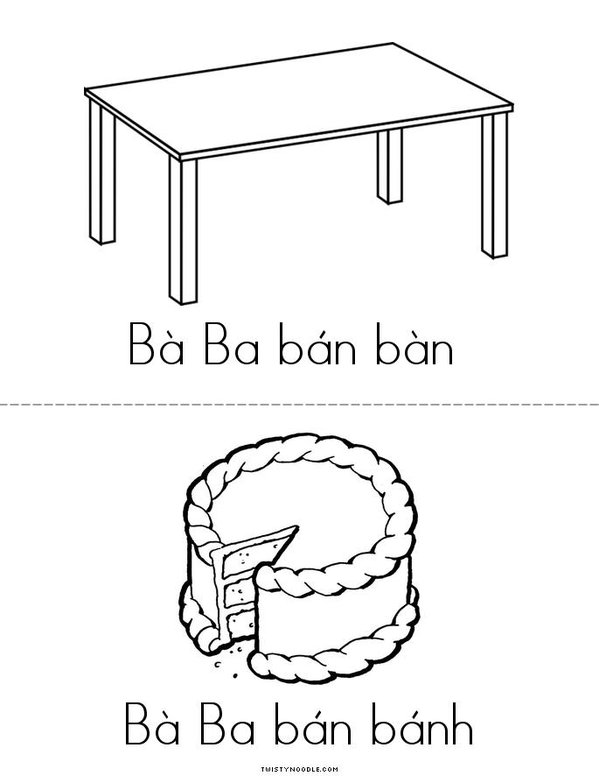 Sách chữ B Mini Book - Sheet 4